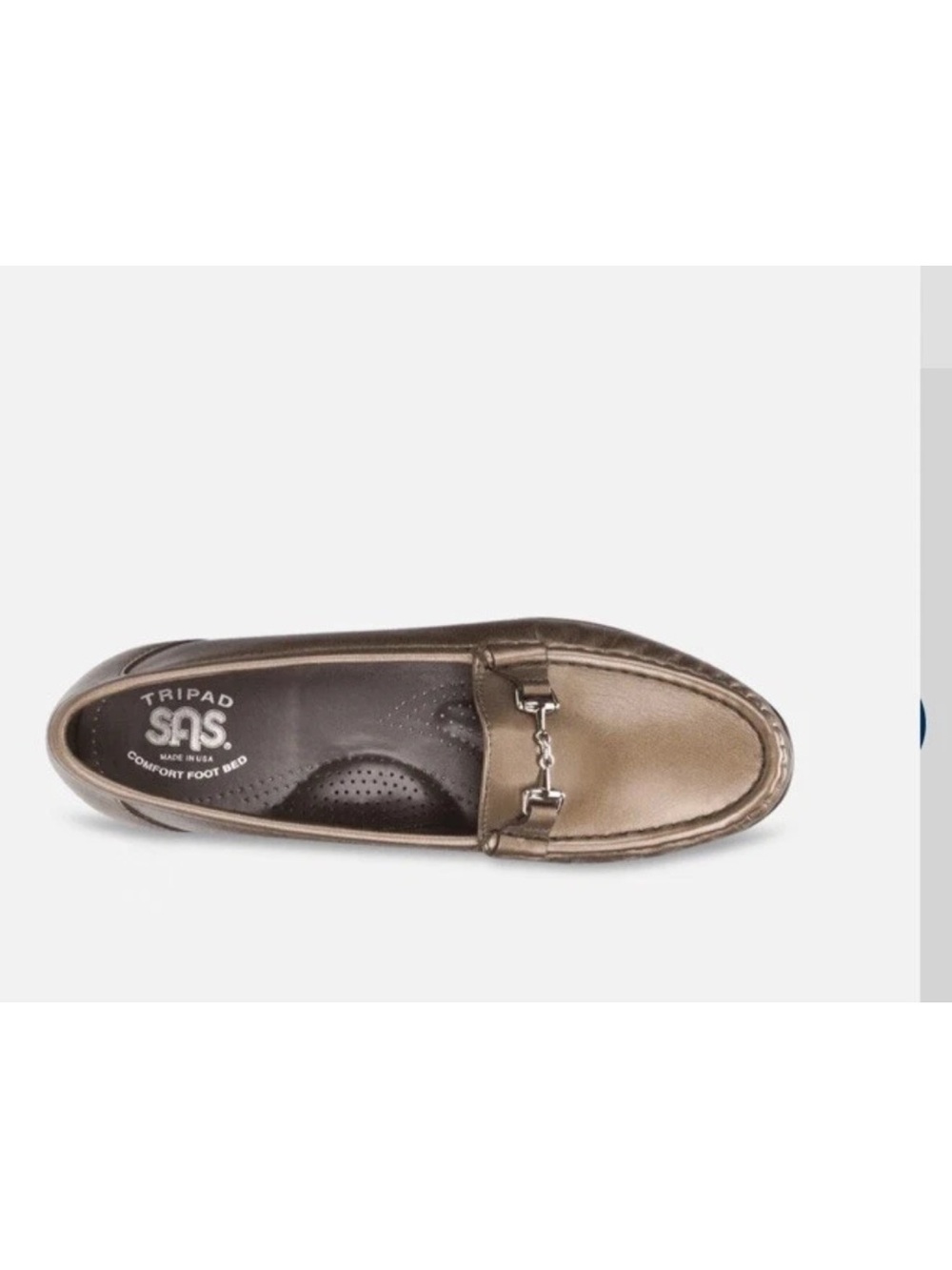 NEW In Box Women's SAS Metro Loafers Shoes Bronze 9.5 W  Wide Width NIB
